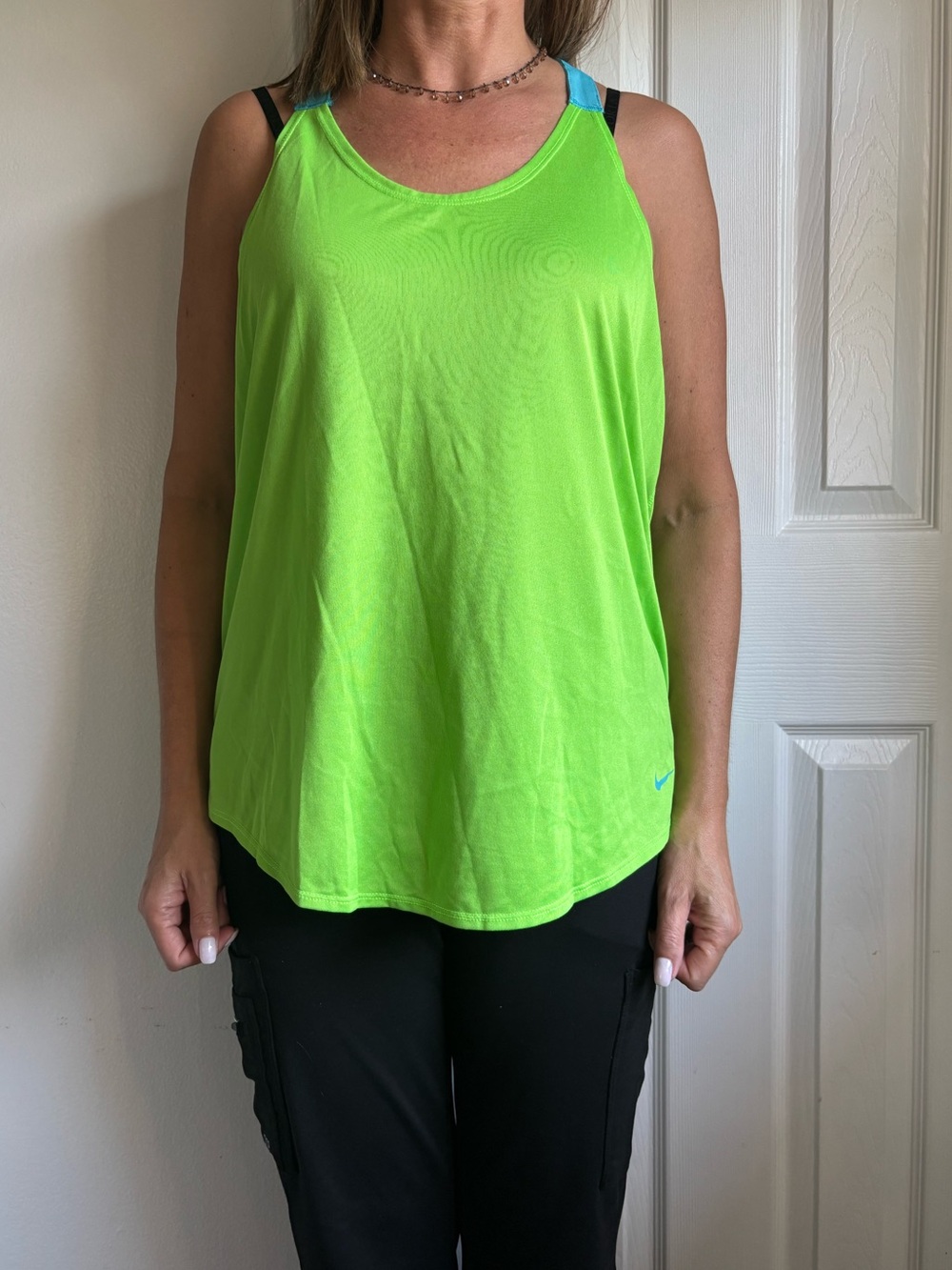 Nike Women's Neon Lime Athletic Tank Top